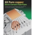 upHere UP2TC8C ARGB CPU Air Cooler - White